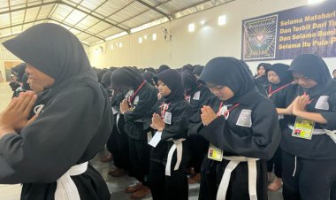 807 Siswa PSHT Ranting Paron Cabang Ngawi Ikuti Tes Calon Warga