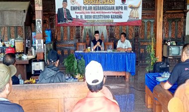 DPR RI Budi Sulistyono (Kanang) Ajak Masyarakat Ngawi Pahami Empat Pilar Kebangsaan